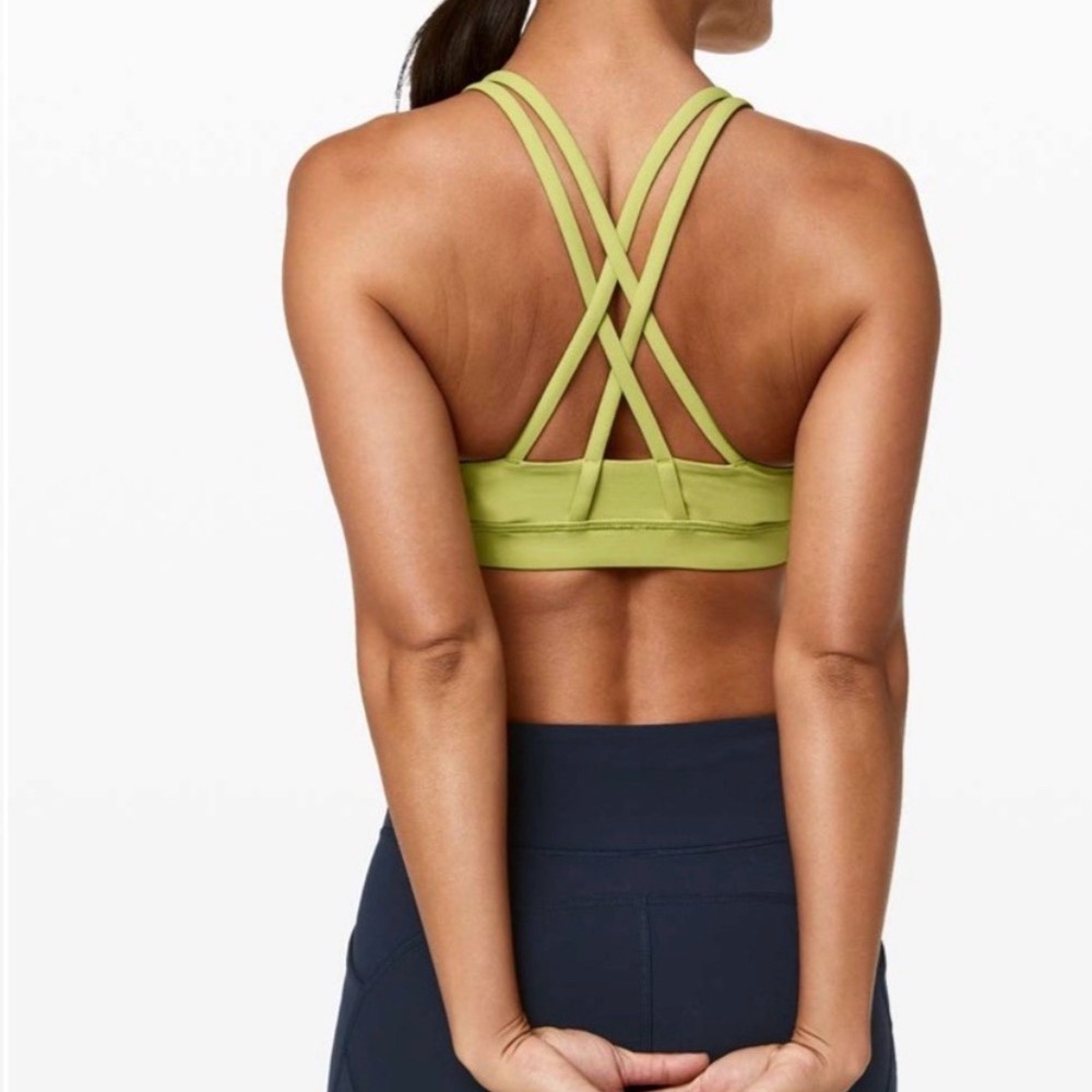 Lululemon Athletica Wasabi Green Sports Bra - Picture 2 of 5